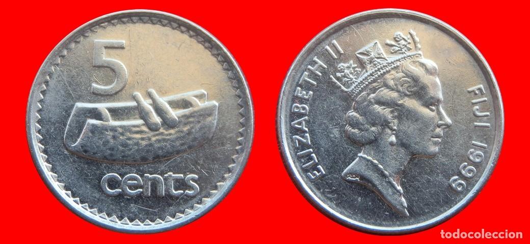 Monedas antiguas de Ocean&iacute;a: 5 CENTAVOS 1999 ISLAS FIJI FIYI-151363