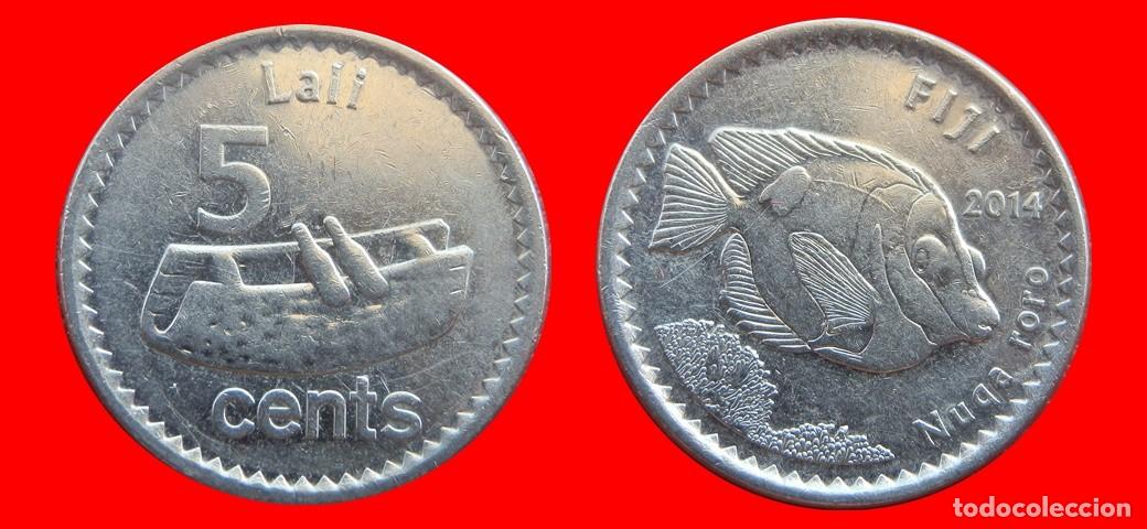 Monedas antiguas de Ocean&iacute;a: 5 CENTAVOS 2014 ISLAS FIJI FIYI-151365