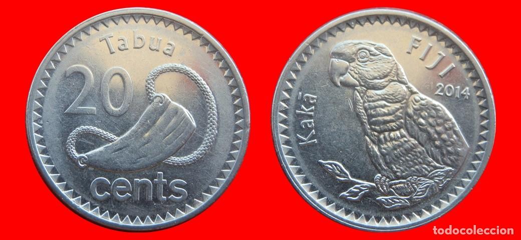 Monedas antiguas de Ocean&iacute;a: 20 CENTAVOS 2014 ISLAS FIJI FIYI-151368