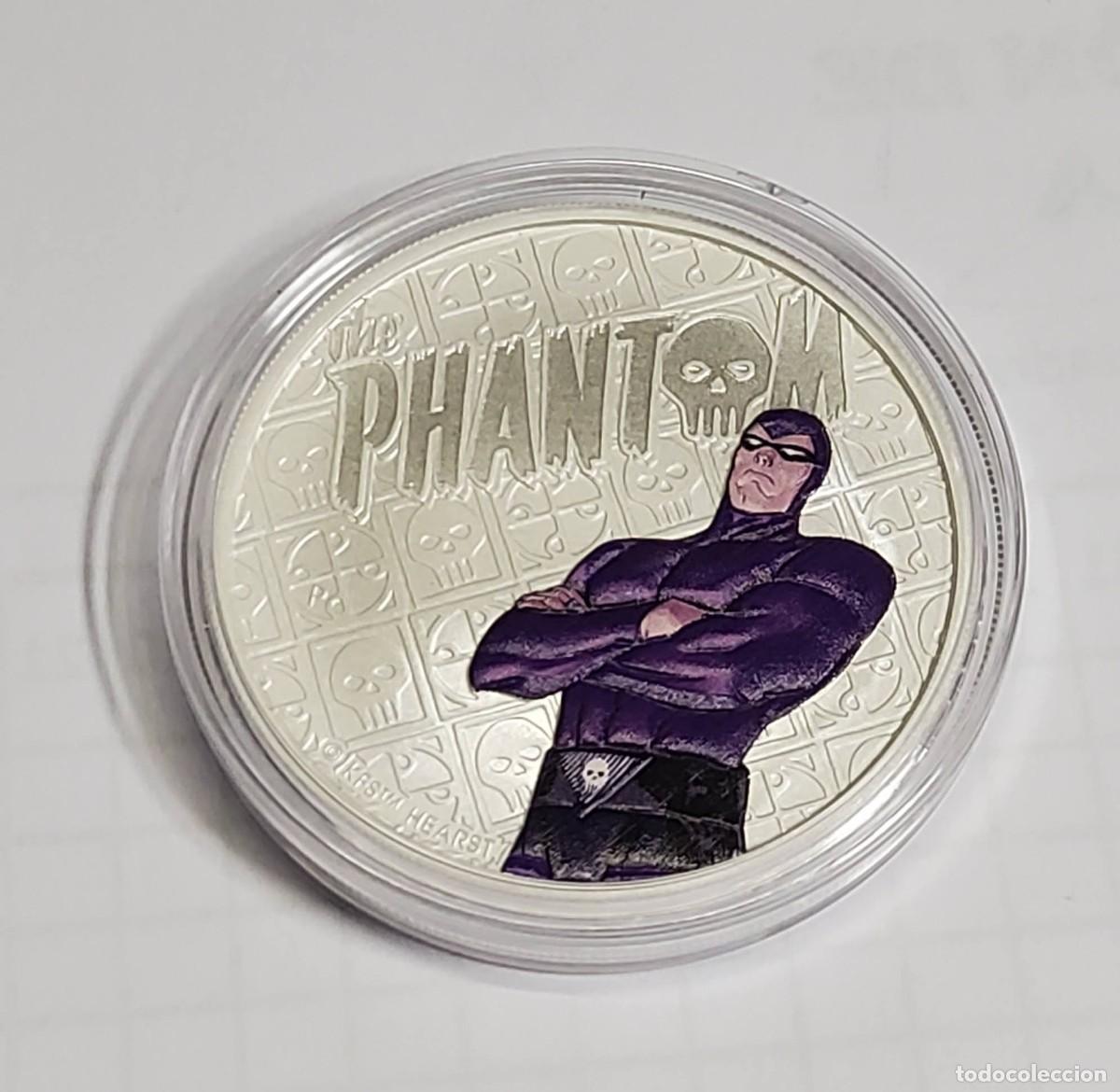Monedas antiguas de Ocean&iacute;a: 1 DOLAR DE PLATA Y ESMALTES DE ISLAS TUVALU DEL A&Ntilde;O 2023.PROOF.1 ONZA DE PLATA DE LEY 9999