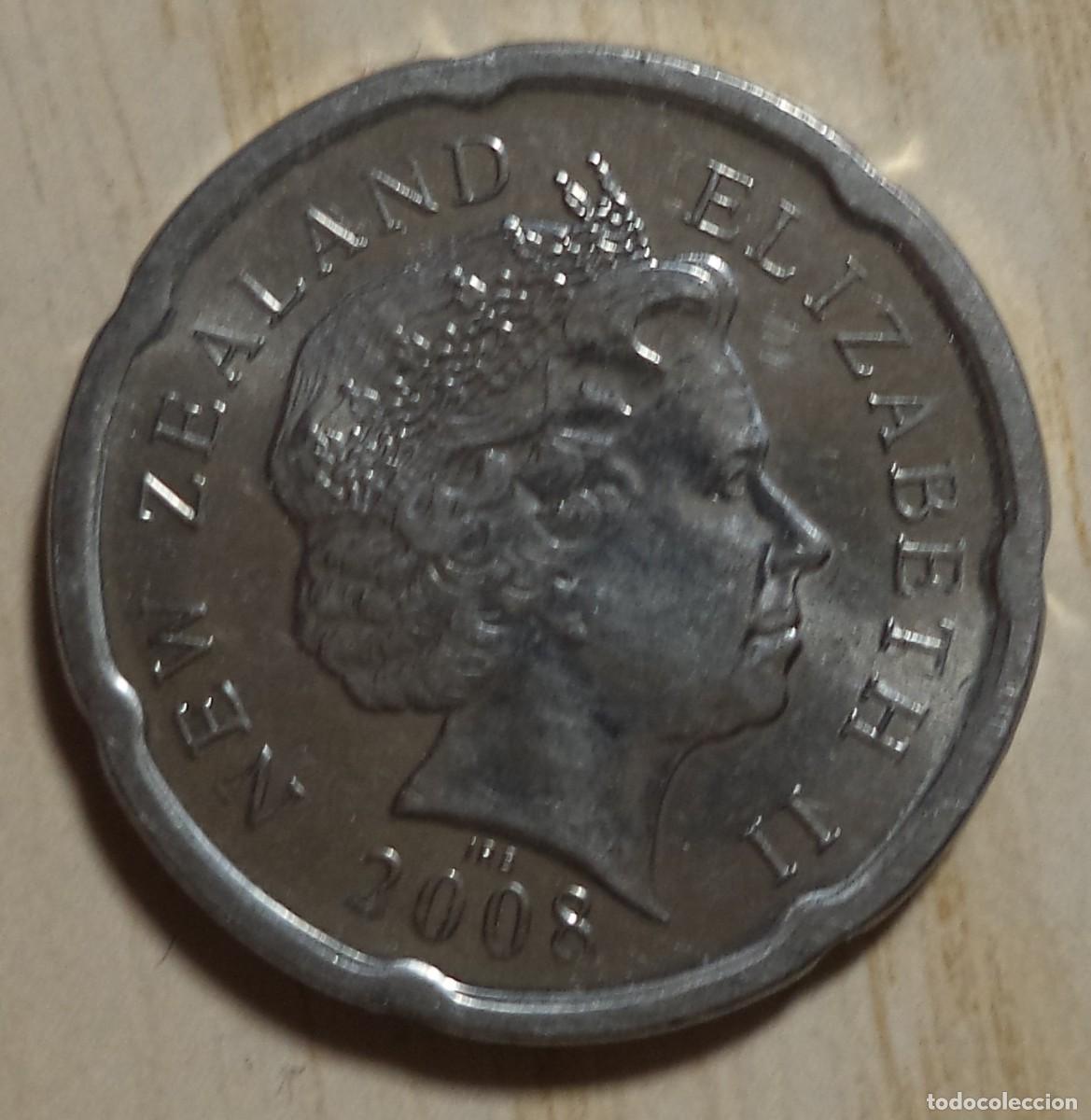 Monedas antiguas de Ocean&iacute;a: MONEDA: 20 CENTAVOS, NUEVA ZELANDA 2008