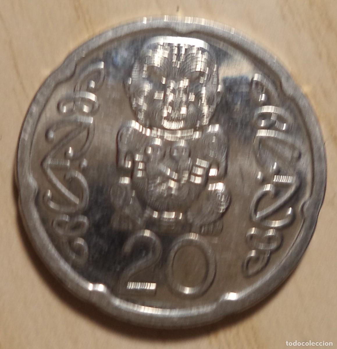 Monedas antiguas de Ocean&iacute;a: MONEDA: 20 CENTAVOS, NUEVA ZELANDA 2008 - Foto 2