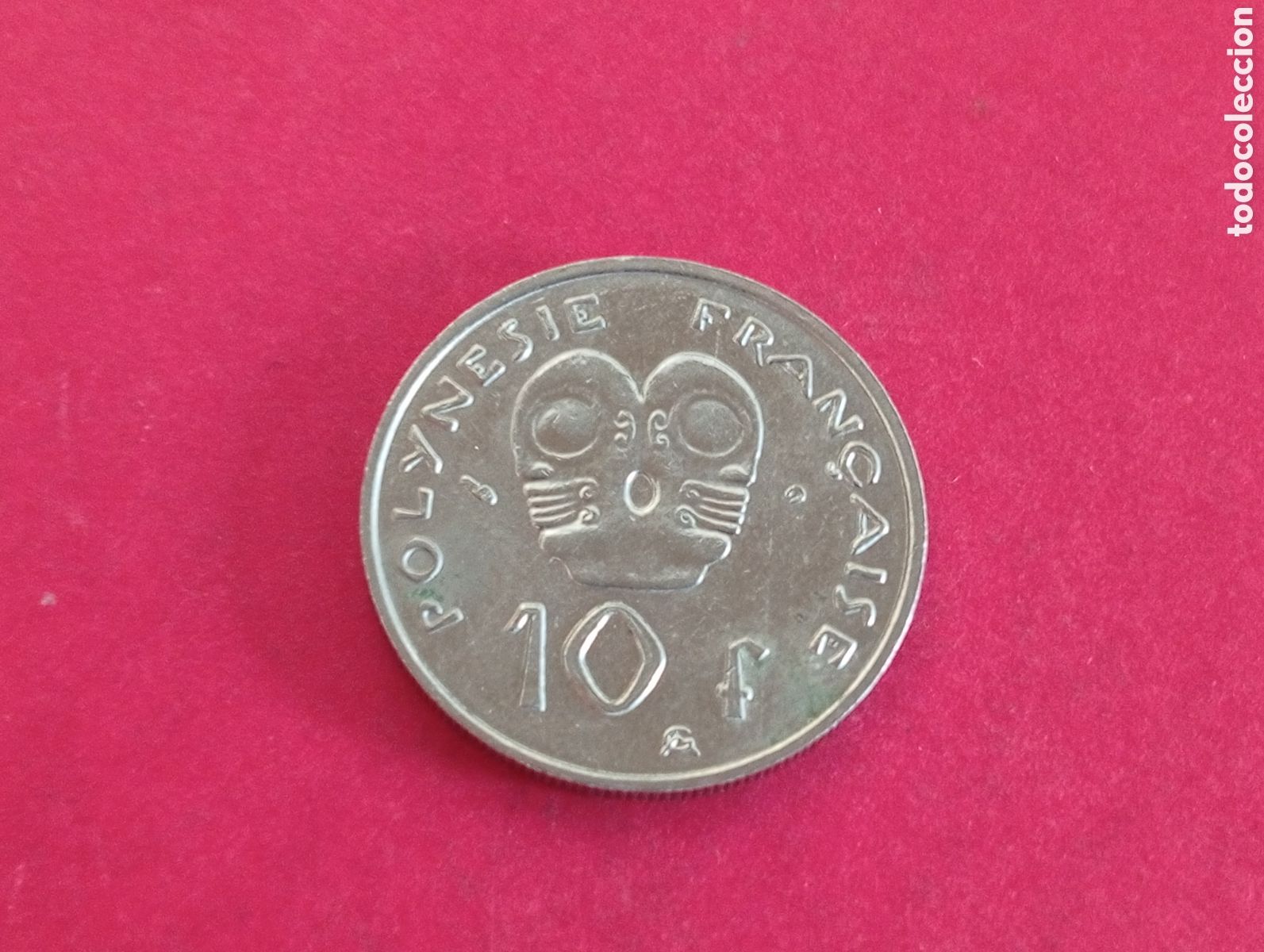Monedas antiguas de Ocean&iacute;a: 10 francos Polinesia francesa 2002