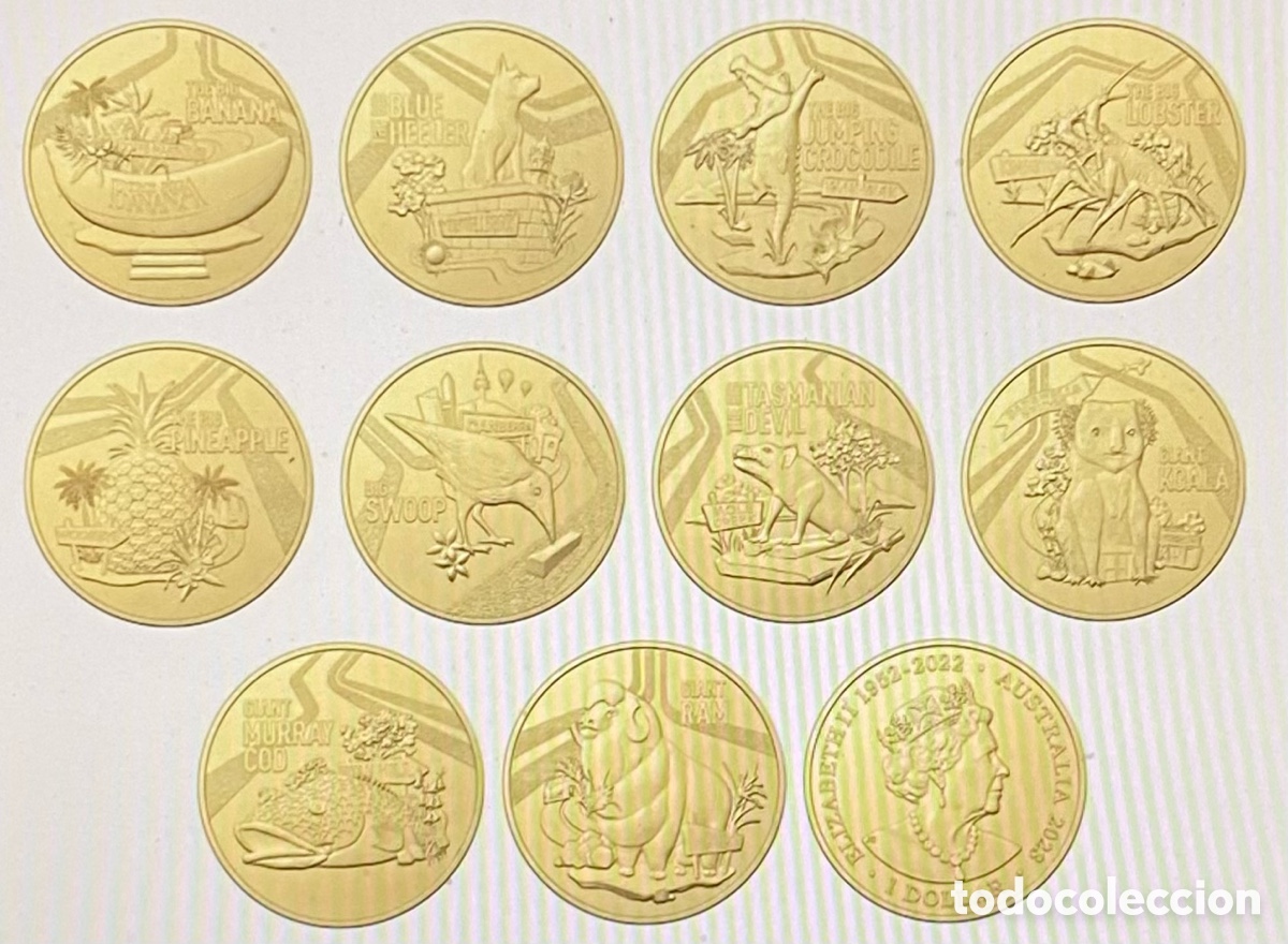 Monedas antiguas de Ocean&iacute;a: Australia, 2023, Big Things serie de un d&oacute;lar