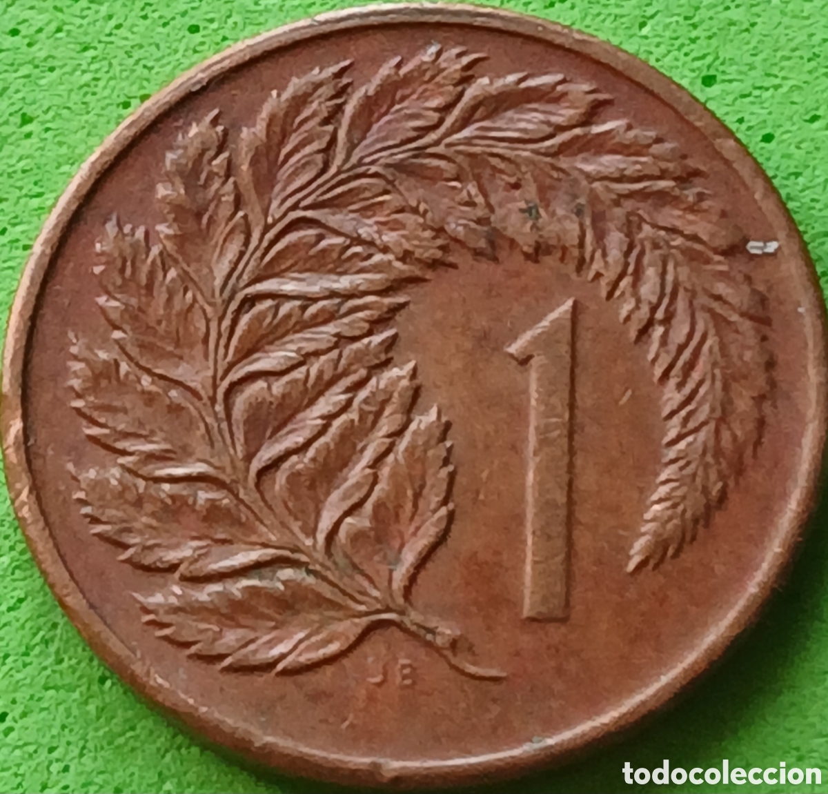 Monedas antiguas de Ocean&iacute;a: Nueva Zelanda 1 cent 1984 km#31 &rdquo;1&rdquo; de la fecha con barra debajo km#31 RARA (R)