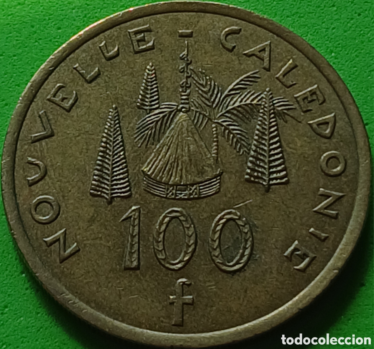 Monedas antiguas de Ocean&iacute;a: Nueva Caledonia 100 francos 2009 km#15a poco com&uacute;n