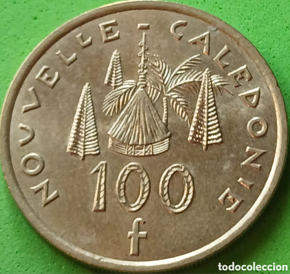 Monedas antiguas de Ocean&iacute;a: Nueva Caledonia 100 francos 2015 km#15a RARA (R)