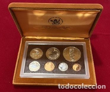 Monedas antiguas de Ocean&iacute;a: Coleccion monedas Islas Cook a&ntilde;o 1975