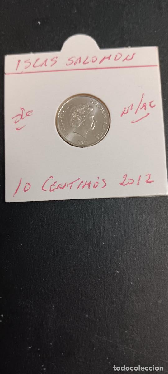 Monedas antiguas de Ocean&iacute;a: ISLAS SALOMON 10 CENTIMOS 2012 S/C KM=235(NIQUEL-ACERO)