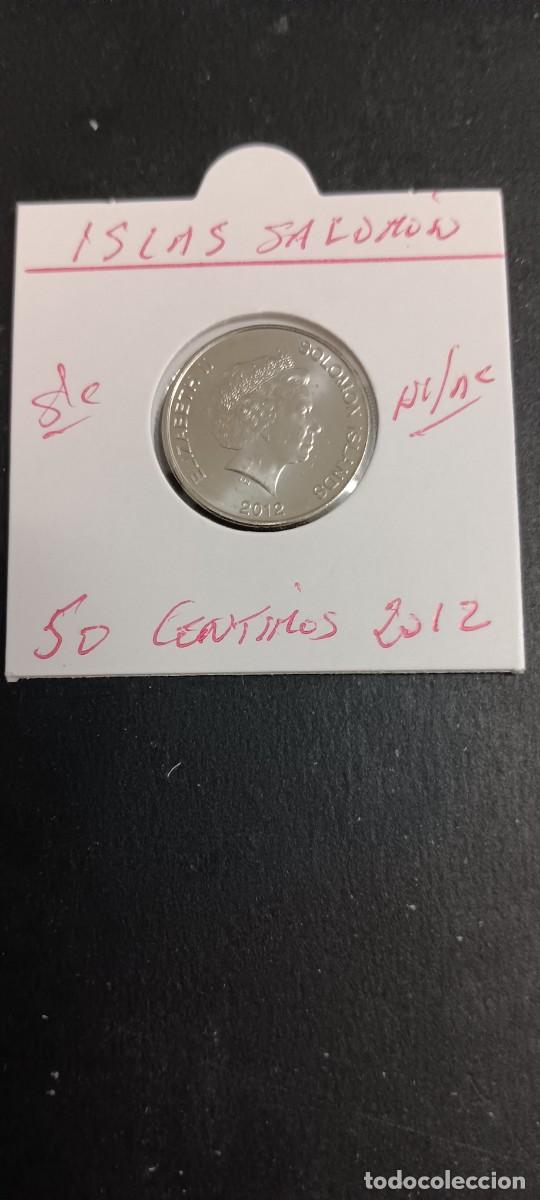 Monedas antiguas de Ocean&iacute;a: ISLAS SALOMON 50 CENTIMOS 2012 S/C KM=237(NIQUEL-ACERO)