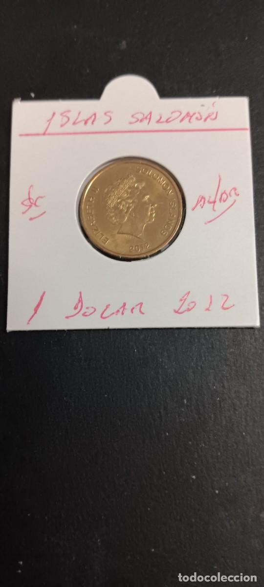 Monedas antiguas de Ocean&iacute;a: ISLAS SALOMON 1 DOLAR 2012 S/C KM=238(ALUMINIO-BRONCE)