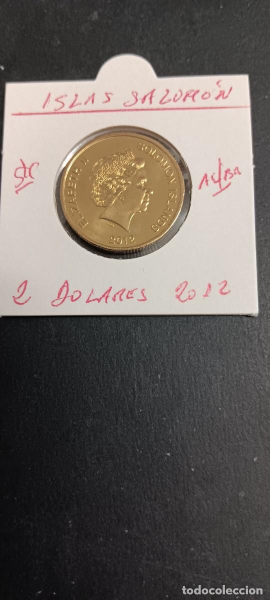 Monedas antiguas de Ocean&iacute;a: ISLAS SALOMON 2 DOLARES 2012 S/C KM=239(ALUMINIO-BRONCE)