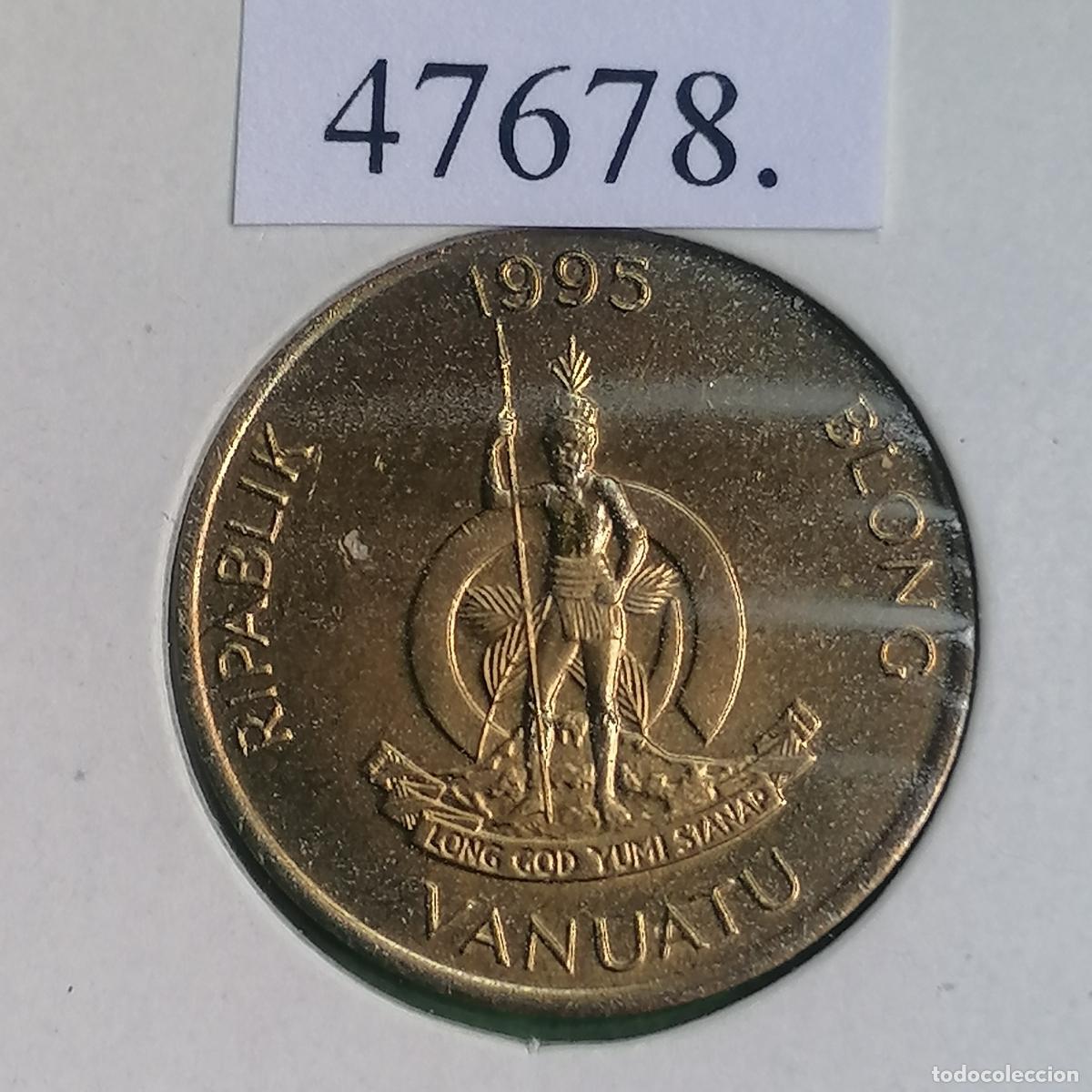 Monedas antiguas de Ocean&iacute;a: Vanuatu, 2 vatu 1995