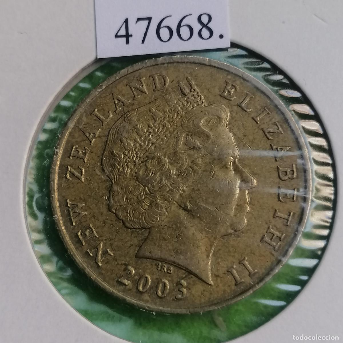 Monedas antiguas de Ocean&iacute;a: Nueva Zelanda 2 d&oacute;lares 2003 - Foto 2