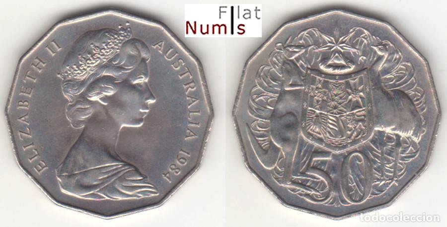 Monedas antiguas de Ocean&iacute;a: AUSTRALIA - 50 CENTAVOS - 1984 - NIQUEL - NO CIRCULADA