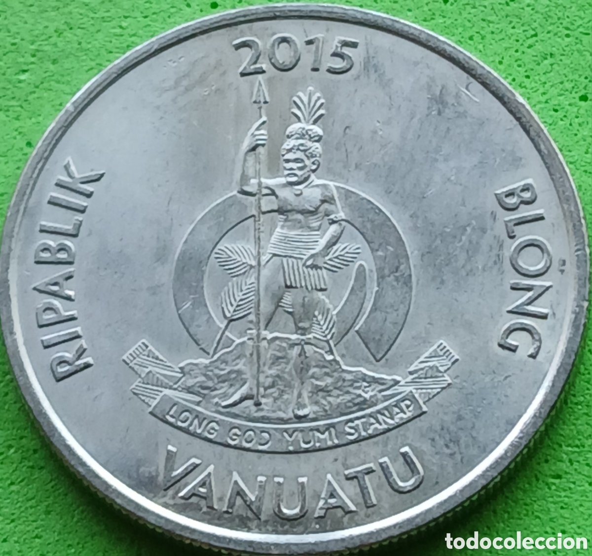Monedas antiguas de Ocean&iacute;a: Vanuatu 20 vatu 2015 UC#3