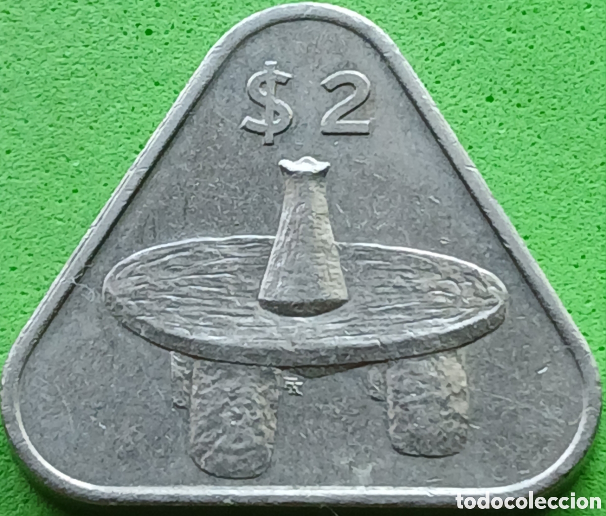 Monedas antiguas de Ocean&iacute;a: Islas Cook 2 d&oacute;lares 1987 km#38