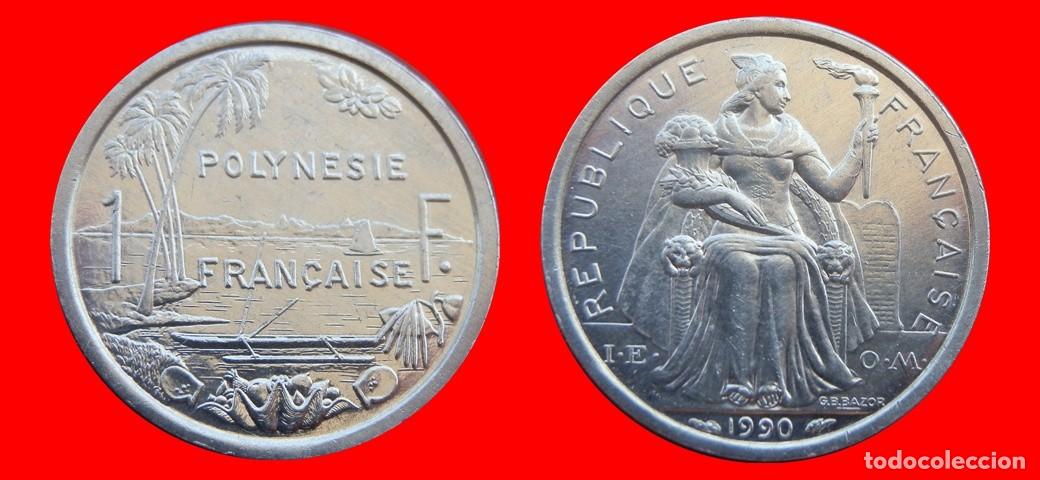 Monedas antiguas de Ocean&iacute;a: 1 FRANCO 1990 POLINESIA-151543