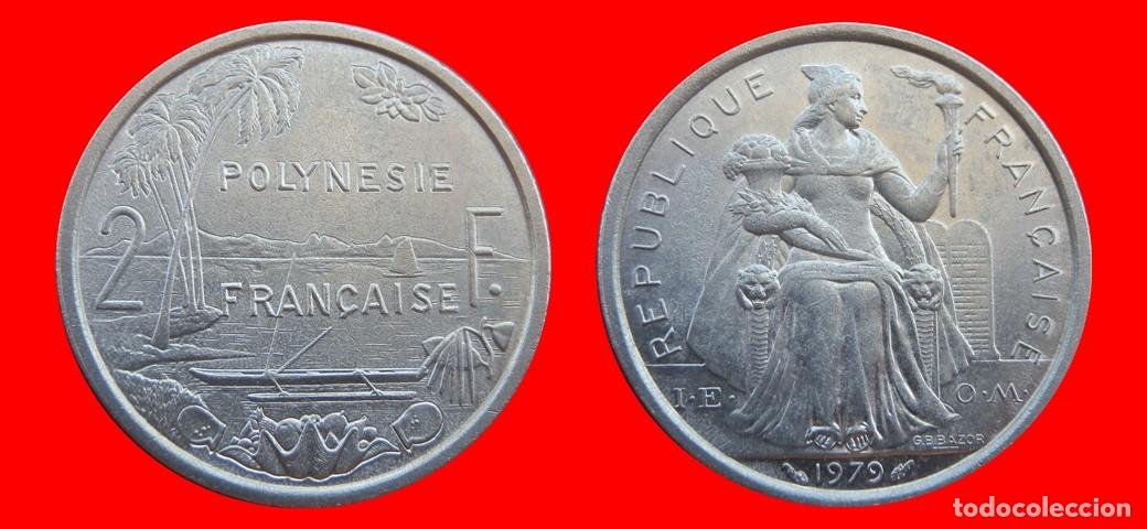 Monedas antiguas de Ocean&iacute;a: 2 FRANCOS 1979 POLINESIA-151544