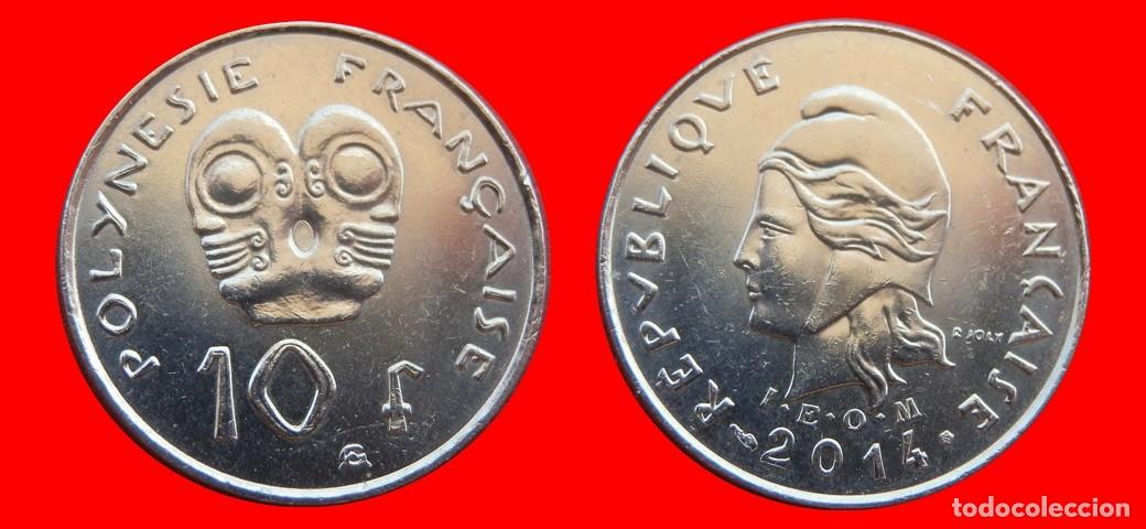 Monedas antiguas de Ocean&iacute;a: 10 FRANCOS 2014 POLINESIA-151548