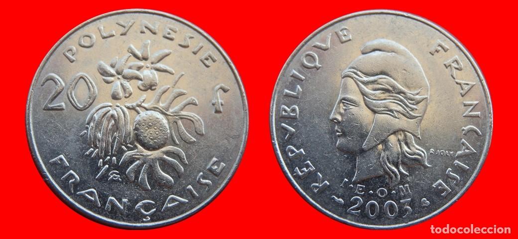 Monedas antiguas de Ocean&iacute;a: 20 FRANCOS 2003 POLINESIA-151551