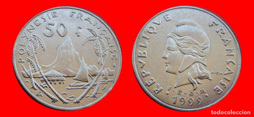 Monedas antiguas de Ocean&iacute;a: 50 FRANCOS 1999 POLINESIA-151553