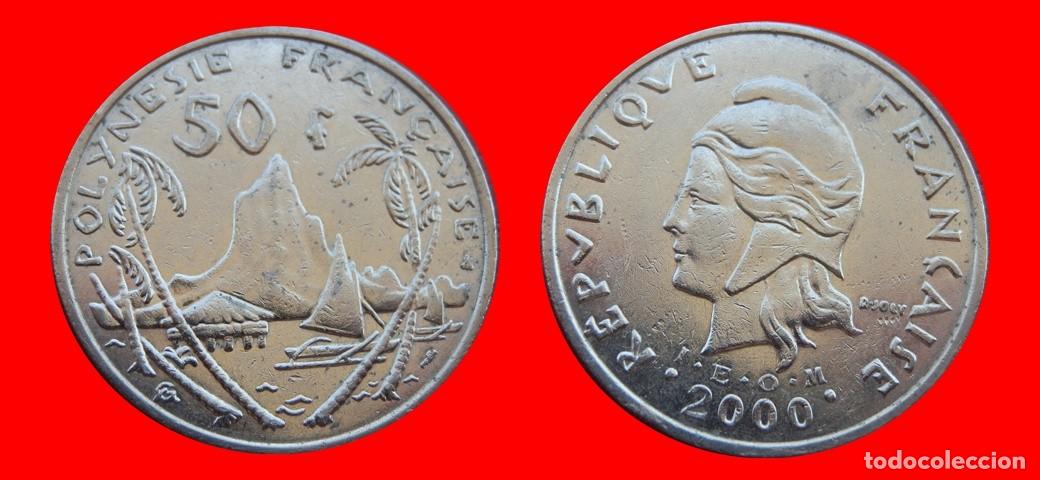 Monedas antiguas de Ocean&iacute;a: 50 FRANCOS 2000 POLINESIA-151554