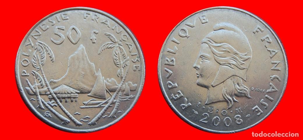 Monedas antiguas de Ocean&iacute;a: 50 FRANCOS 2008 POLINESIA-151556