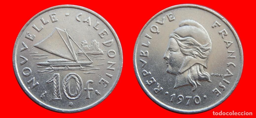 Monedas antiguas de Ocean&iacute;a: 10 FRANCOS 1970 NUEVA CALEDONIA-151566