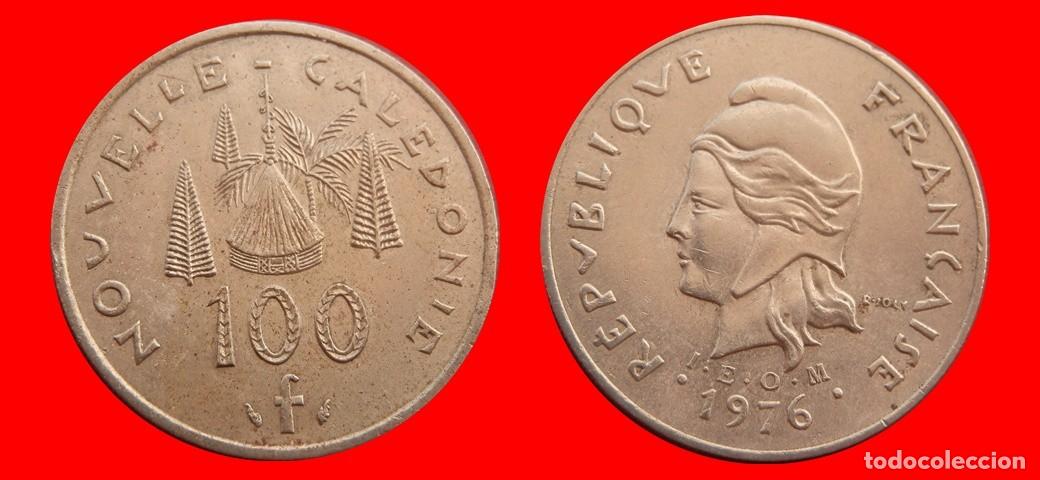 Monedas antiguas de Ocean&iacute;a: 100 FRANCOS 1976 NUEVA CALEDONIA-151567