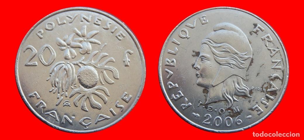 Monedas antiguas de Ocean&iacute;a: 20 FRANCOS 2006 POLINESIA-151573