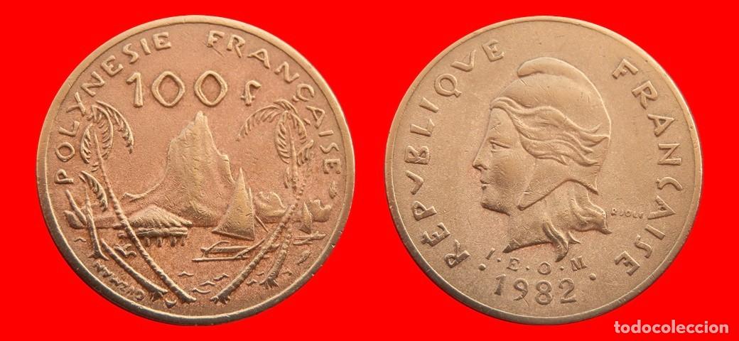 Monedas antiguas de Ocean&iacute;a: 100 FRANCOS 1982 POLINESIA-151574