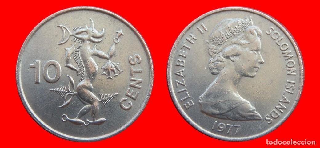 Monedas antiguas de Ocean&iacute;a: 10 CENTAVOS 1977 ISLAS SALOMON SOLOMON-151575
