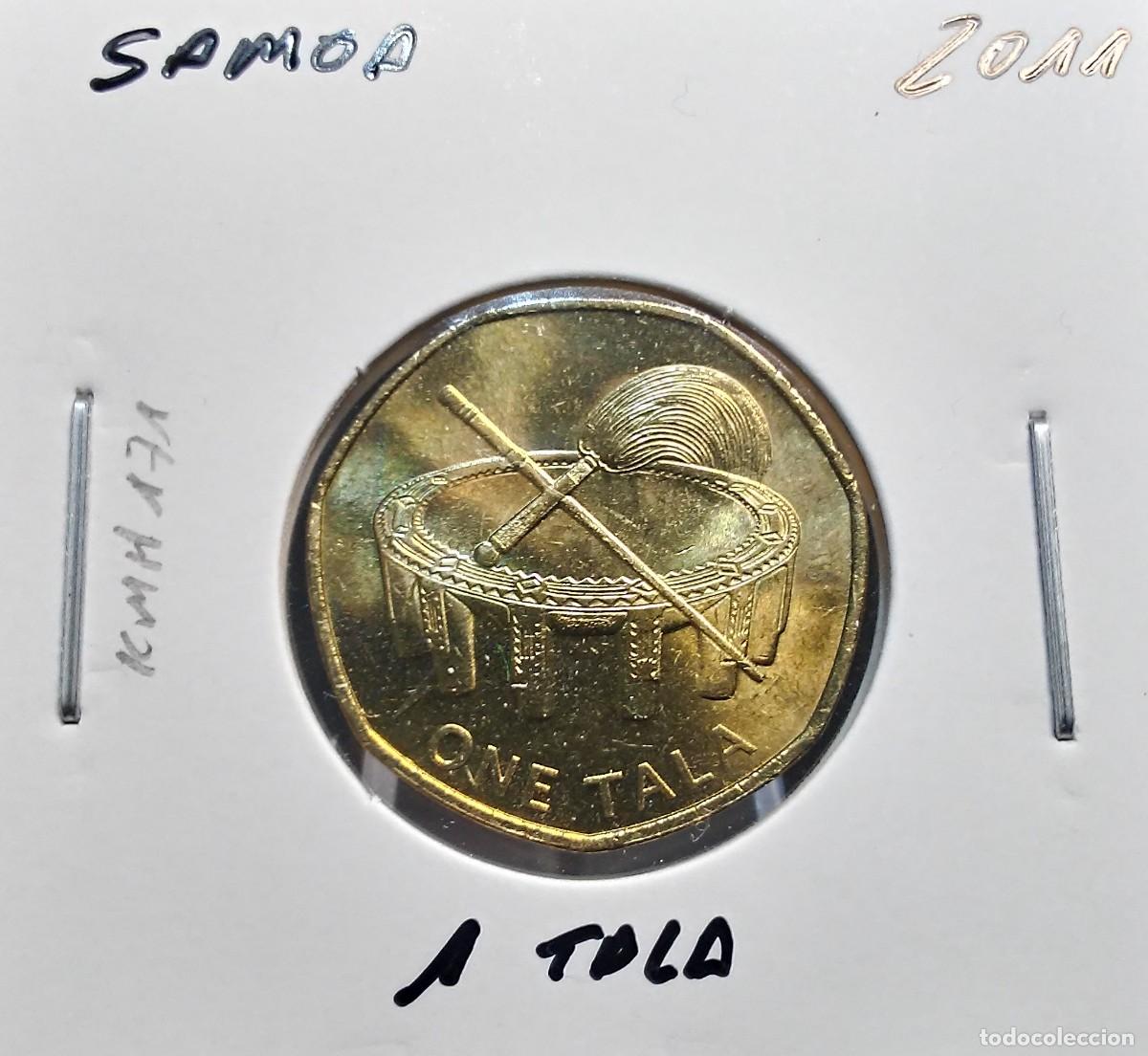 Monedas antiguas de Ocean&iacute;a: SAMOA 1 TALA 2011 KM#171 SC UNC.