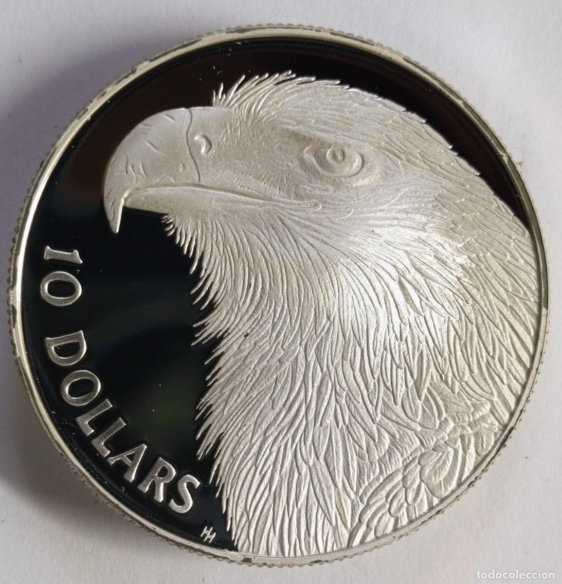Monedas antiguas de Ocean&iacute;a: AUSTRALIA. MAGN&Iacute;FICA SERIE DE 8 MONEDAS DE 10 D&Oacute;LARES (2 EN PIEDFORT). PLATA PROOF. RARAS!!!