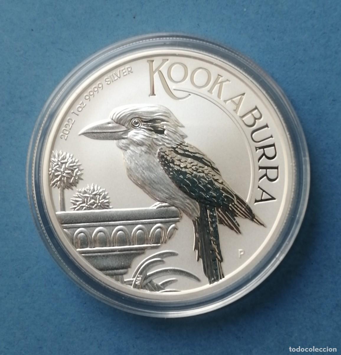 Monedas antiguas de Ocean&iacute;a: ONZA PLATA KOOKABURRA 2022 AUSTRALIA