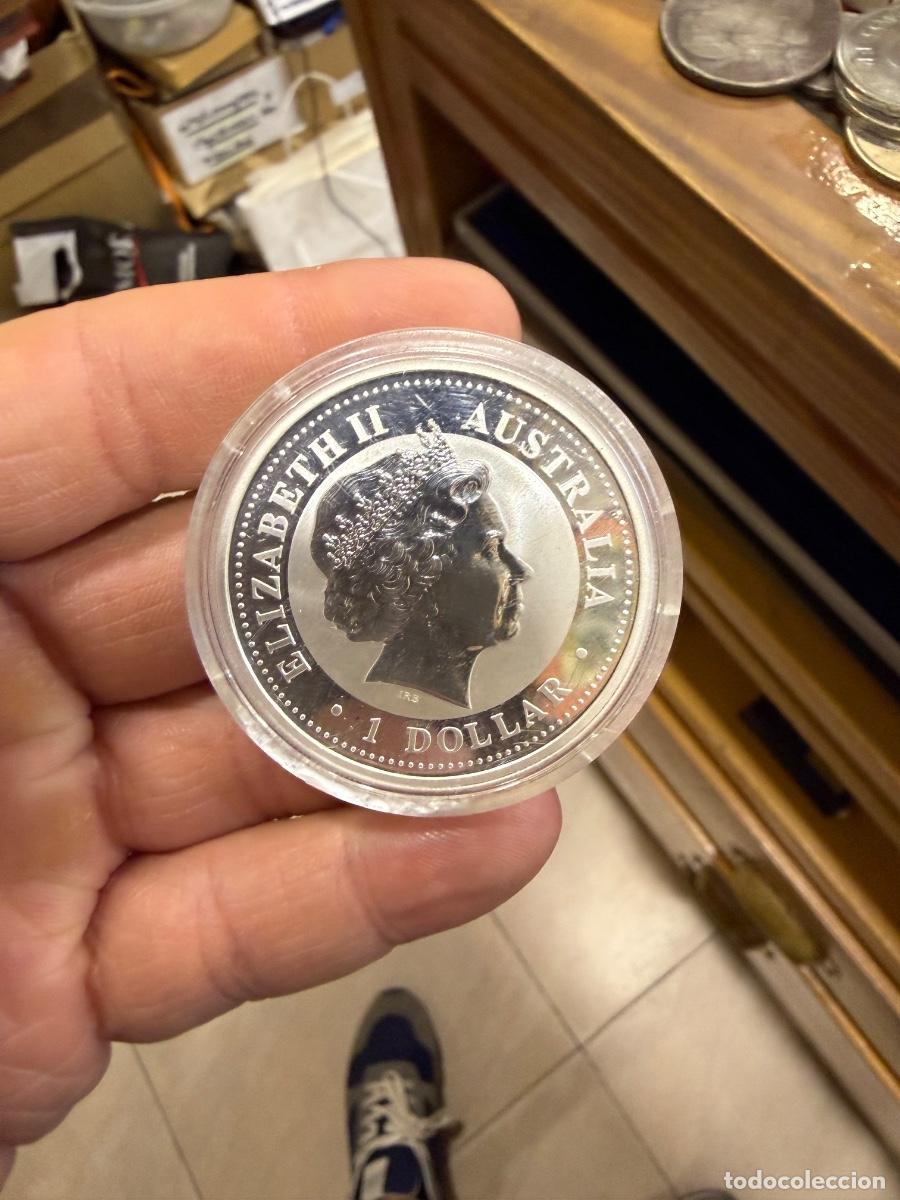 Old Coins of Oceania: Australia 1 onza de plata pura a&ntilde;o 2000