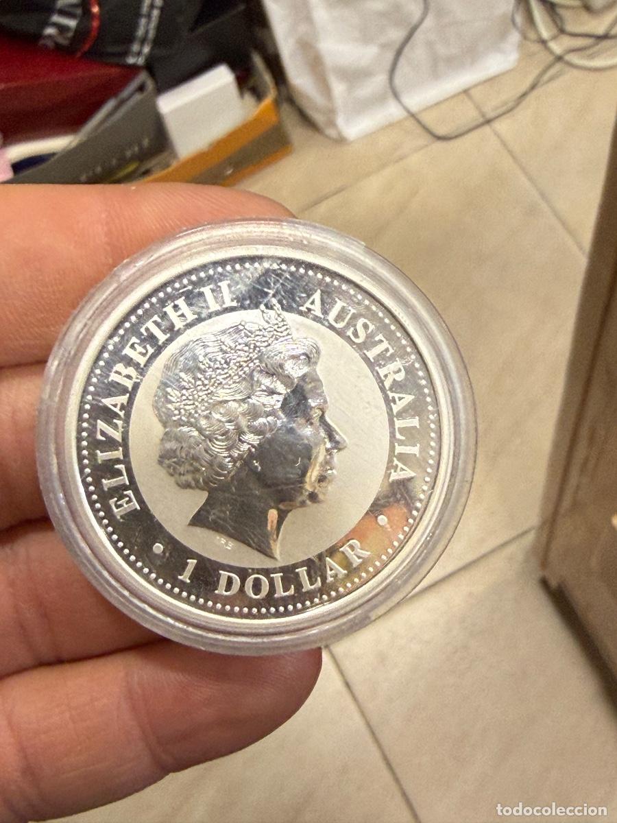 Old Coins of Oceania: Australia 1 onza de plata pura a&ntilde;o 2004