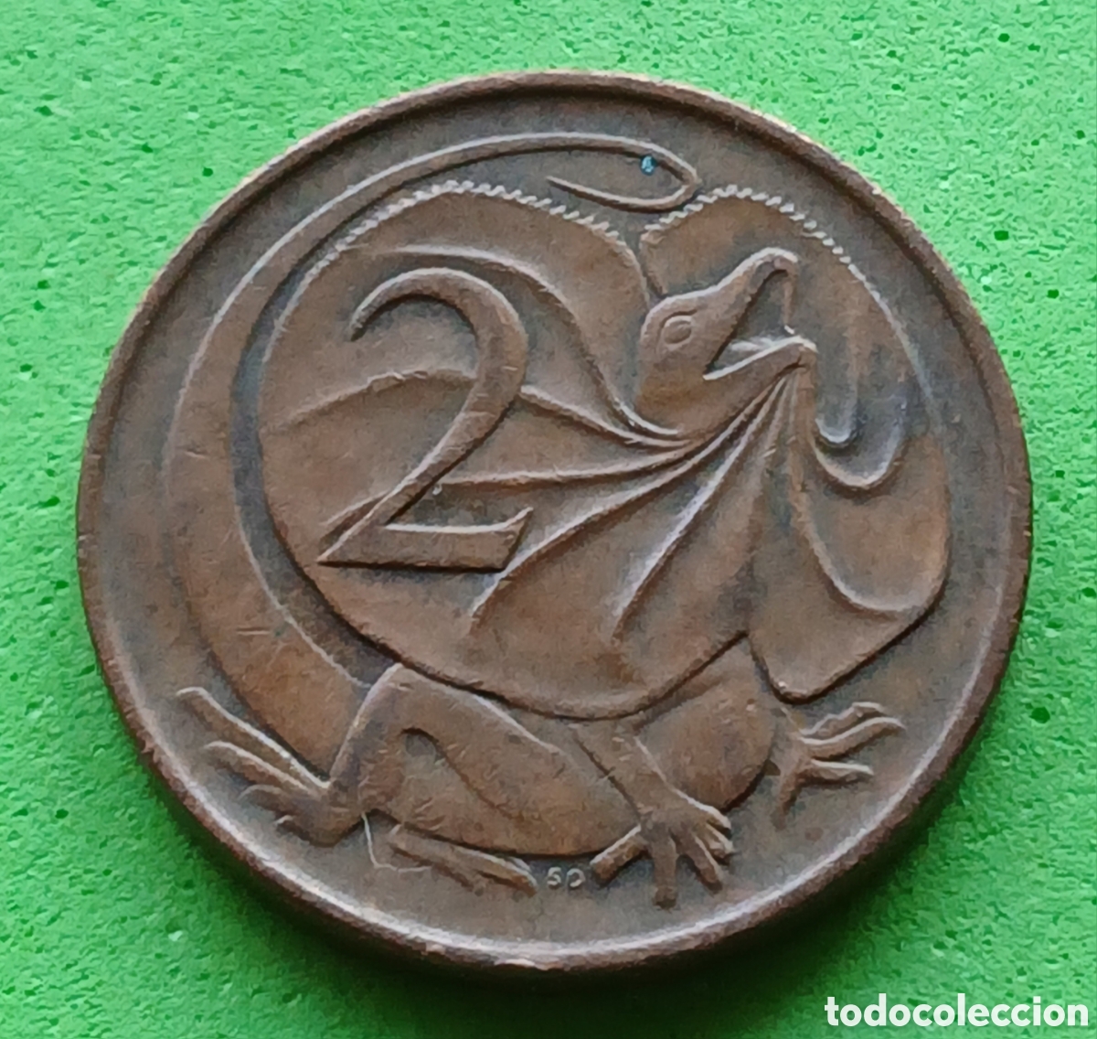 Monedas antiguas de Ocean&iacute;a: Australia 2 cents 1966 km#63