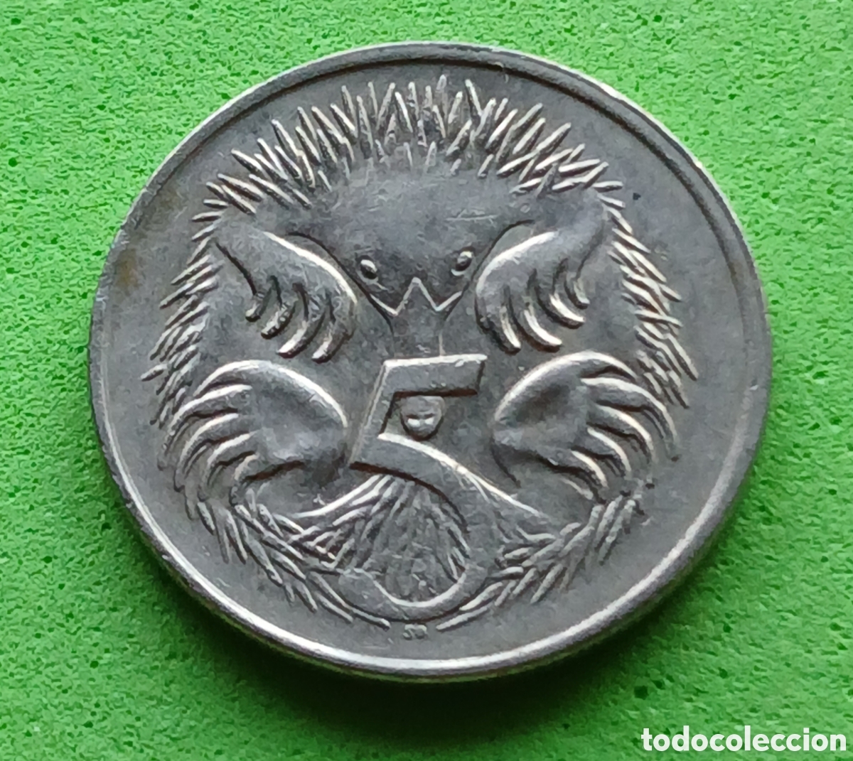 Monedas antiguas de Ocean&iacute;a: Australia 5 cents 1976 km#64