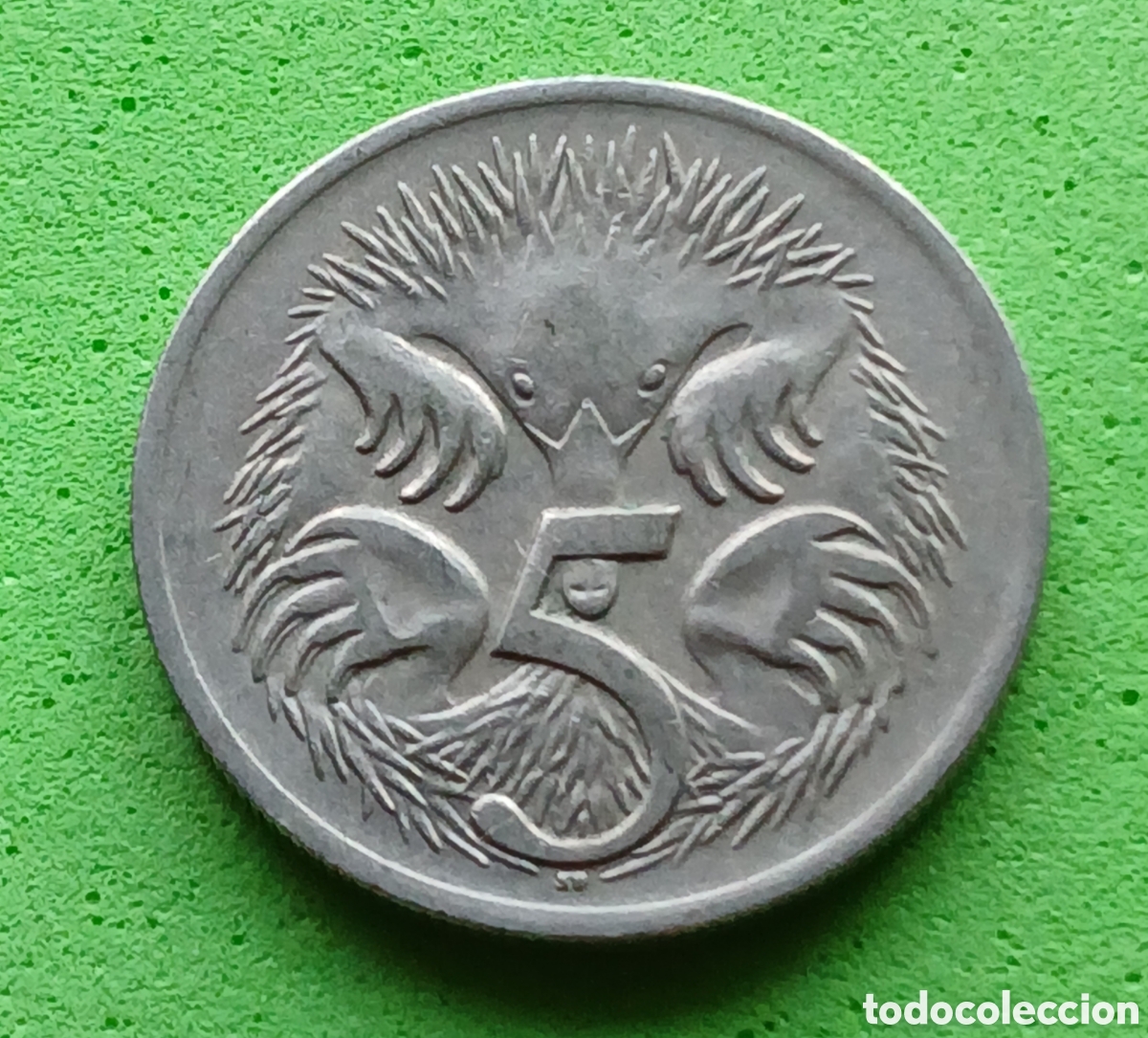 Monedas antiguas de Ocean&iacute;a: Australia 5 cents 1969 km#64