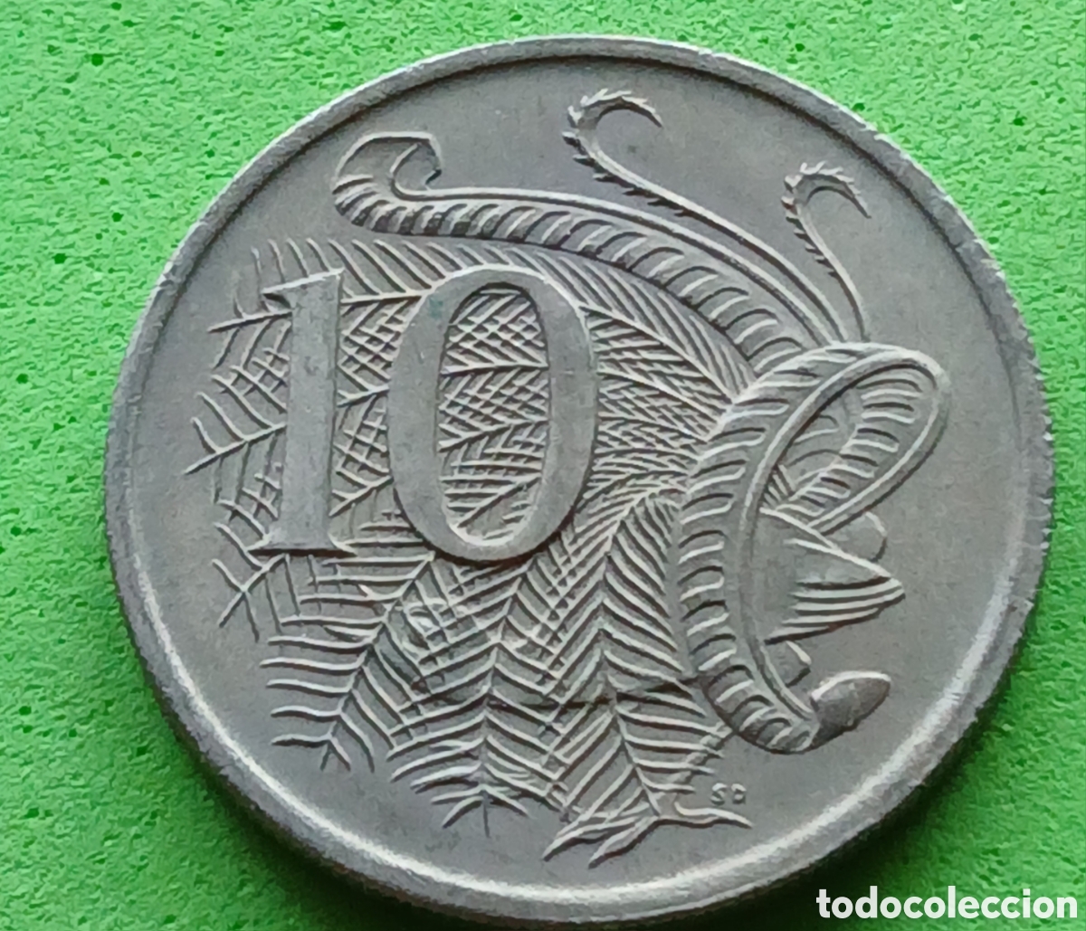 Monedas antiguas de Ocean&iacute;a: Australia 10 cents 1966 km#65