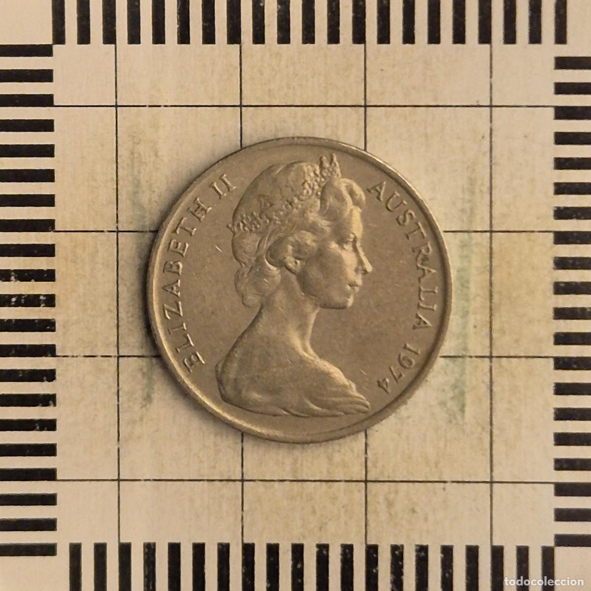 Old Coins of Oceania: 10 CENTS, AUSTRALIA. ISABEL II, 1974. (KM#65).