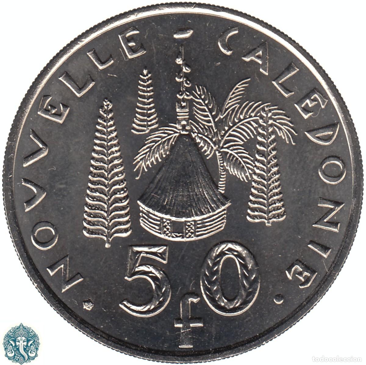 Monedas antiguas de Ocean&iacute;a: NUEVA CALEDONIA 50 Francos 2013 KM#13a