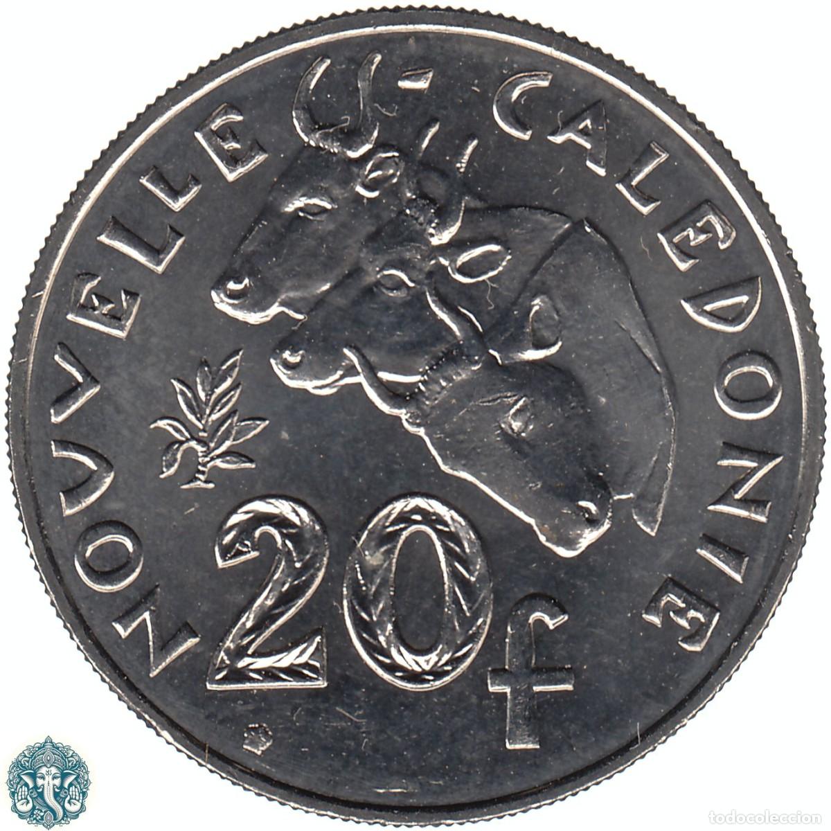 Monedas antiguas de Ocean&iacute;a: NUEVA CALEDONIA 20 Francos 2013 KM#12a