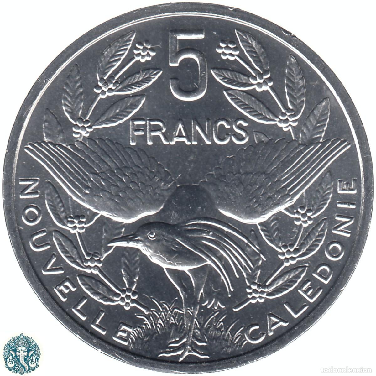 Monedas antiguas de Ocean&iacute;a: NUEVA CALEDONIA 5 Francos 2013 KM#16