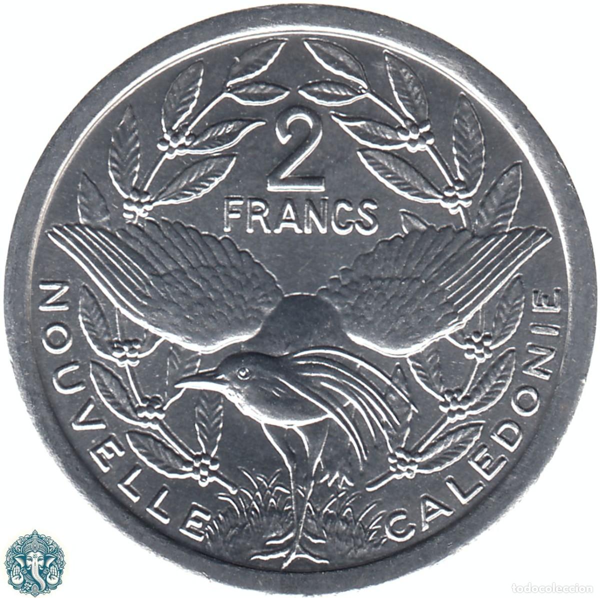 Monedas antiguas de Ocean&iacute;a: NUEVA CALEDONIA 2 Francos 2013 KM#14
