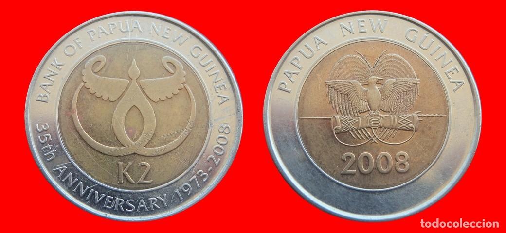 Monedas antiguas de Ocean&iacute;a: 2 KINA 2008 PAPUA NUEVA GUINEA-152023