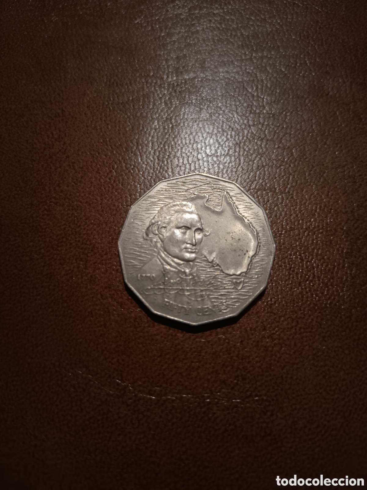 Monedas antiguas de Ocean&iacute;a: 50 CENTAVOS 1970 - AUSTRALIA