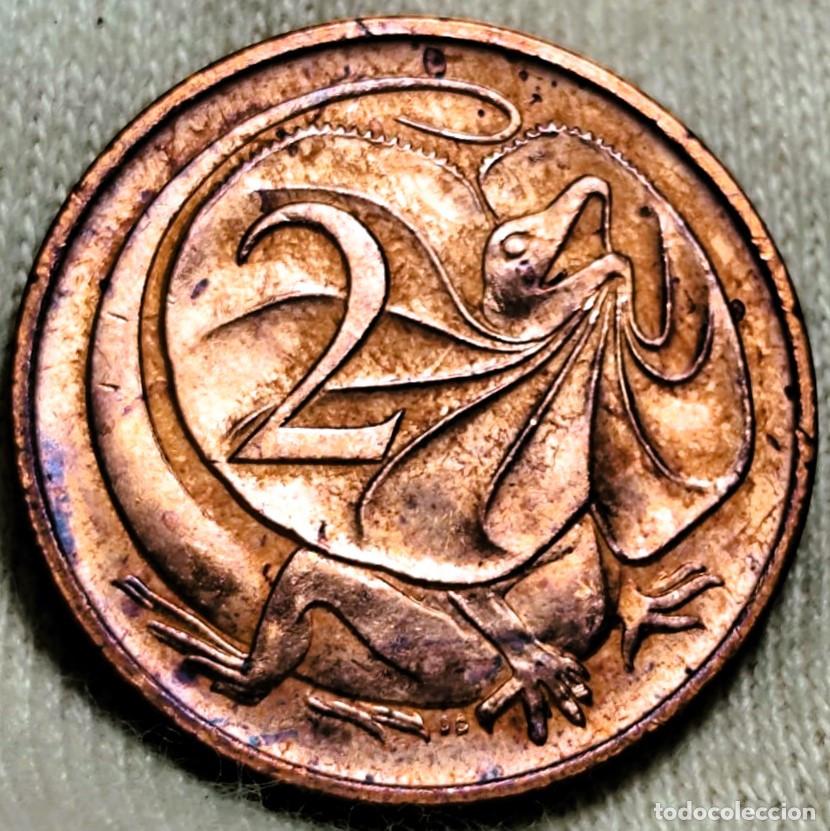 Alte M&uuml;nzen aus Ozeanien: Australia 2 Cents 1989 Sin Circular (SC) Bronce Lote 2395